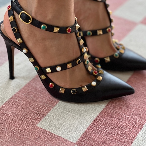 Valentino Tribal Rockstud Pumps - Picture 8 of 9